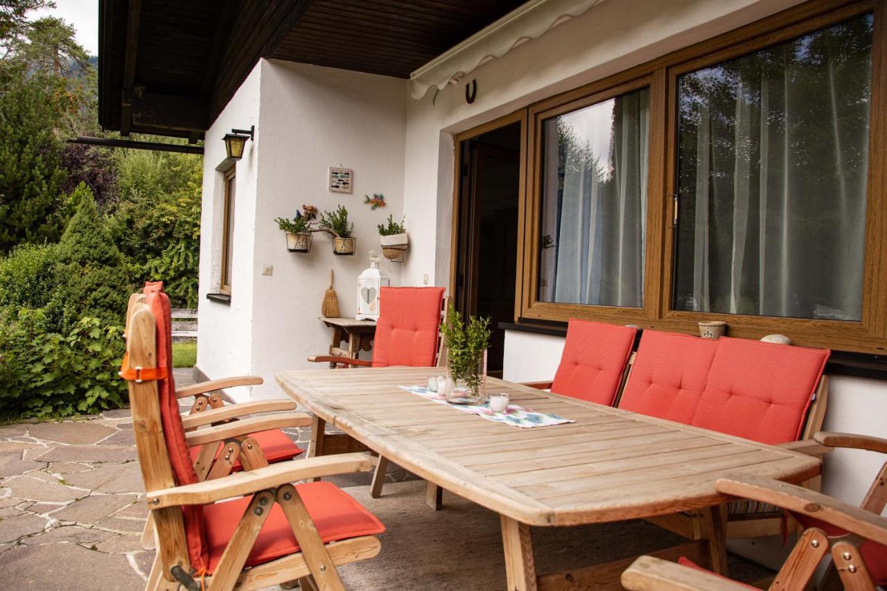 Forellenhof Appartements & Grossmutters Bungalow Leutasch Eksteriør bilde